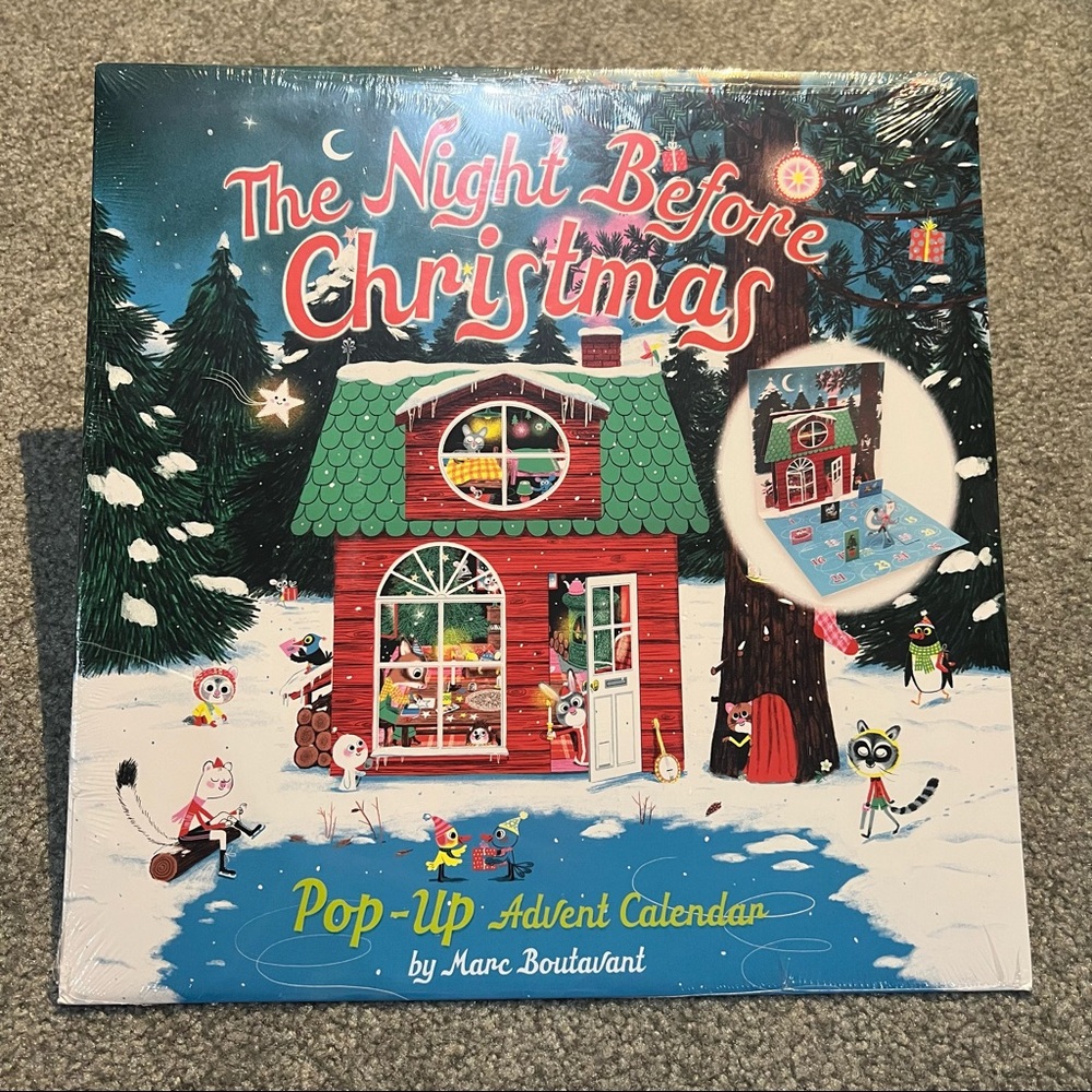 The Night Before Christmas Pop-Up Advent Calendar by Marc Boutavant NEW 2015